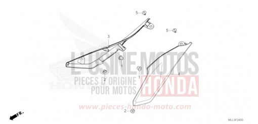 SIDE COVER CB1000S de 2025